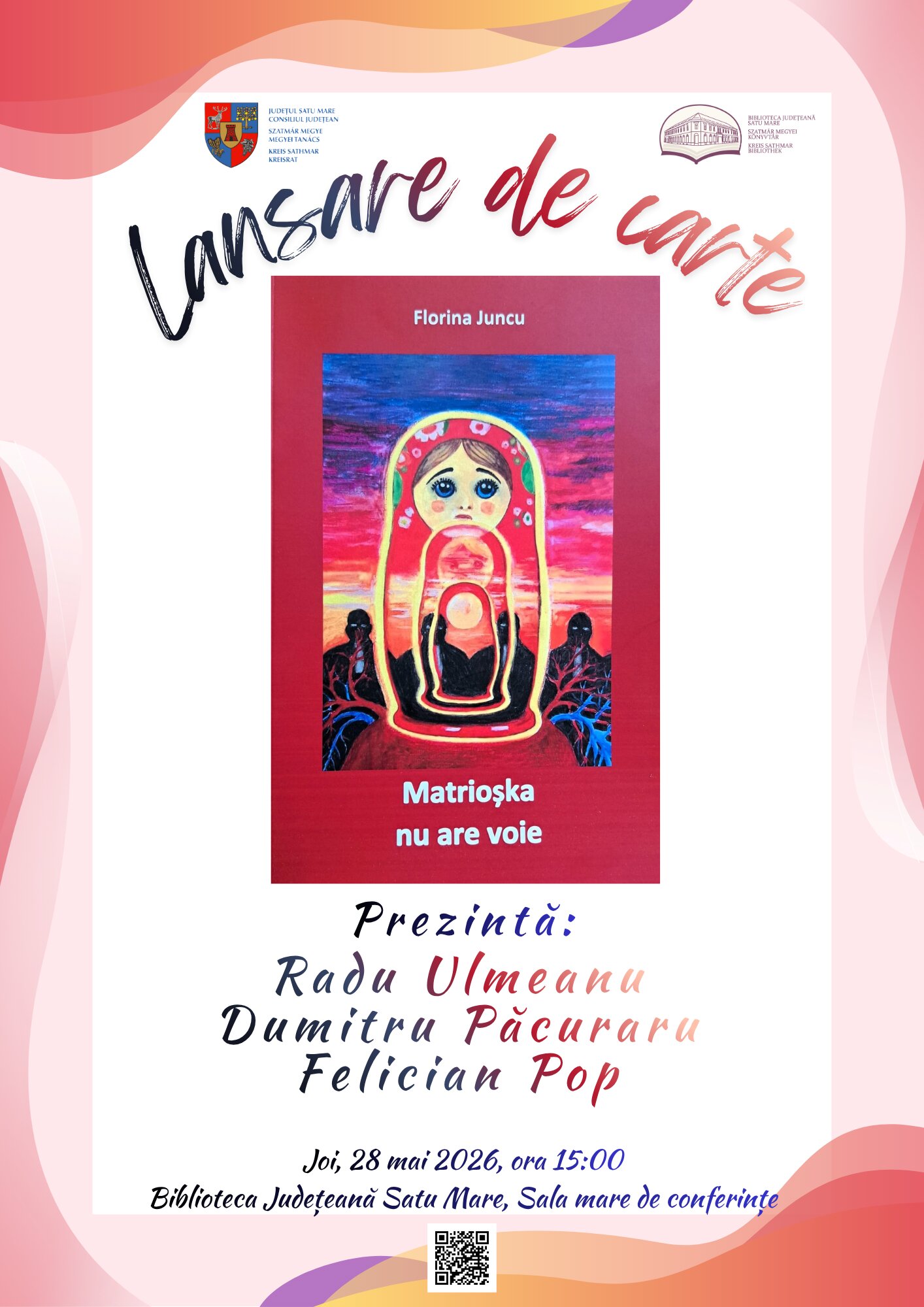 Lansare de carte „Matrioșca nu are voie”