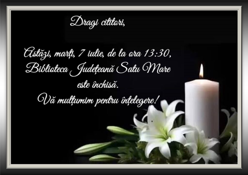 Condoleanțe!